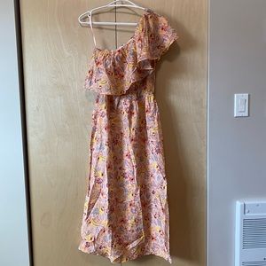 New with tags. Bcbg asymmetric one shoulder day dress